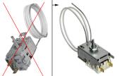 Θερμοστάτης 2 επαφών A030125 / K59L4075 ψυγείου ARISTON / INDESIT ...