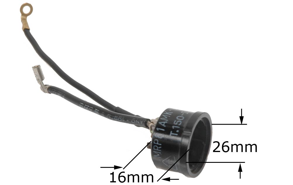 Θερμικό ασφαλείας 1 / 5 HP συμπιεστή ψυγείου ΓΕΝΙΚΗΣ ΧΡΗΣΗΣ