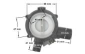 Αντλία 220volt αποχέτευσης πλυντηρίου ρούχων BOSCH / SIEMENS ...