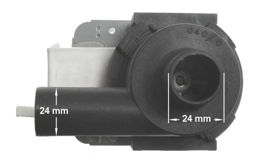 Αντλία 220volt, 100Watt αποχέτευσης πλυντηρίου ρούxων / πιάτων στεγανό πηνίο MIELE