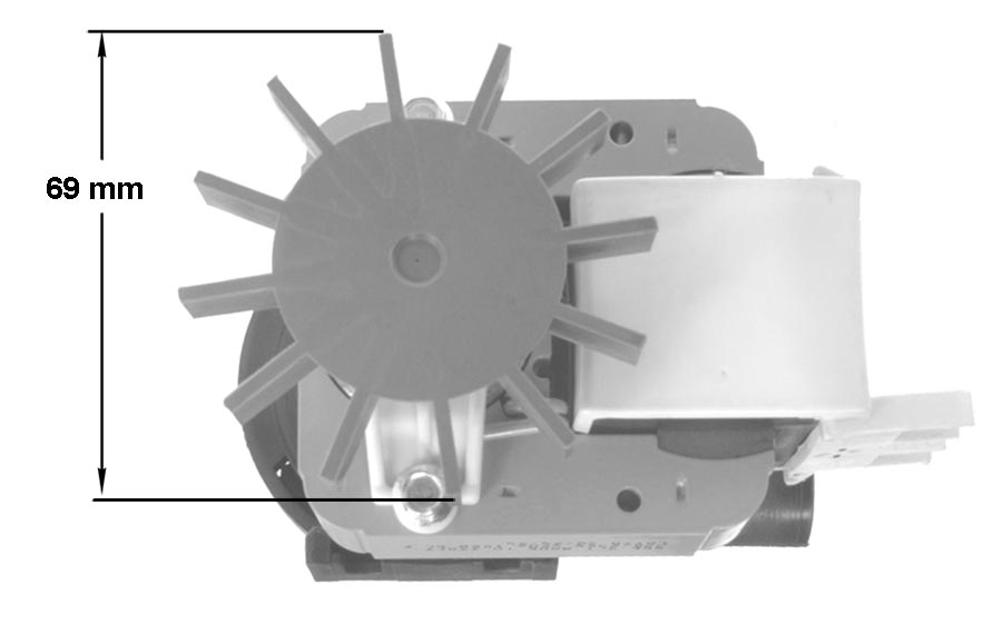 Αντλία 220volt, 100Watt αποχέτευσης πλυντηρίου ρούxων / πιάτων στεγανό πηνίο MIELE