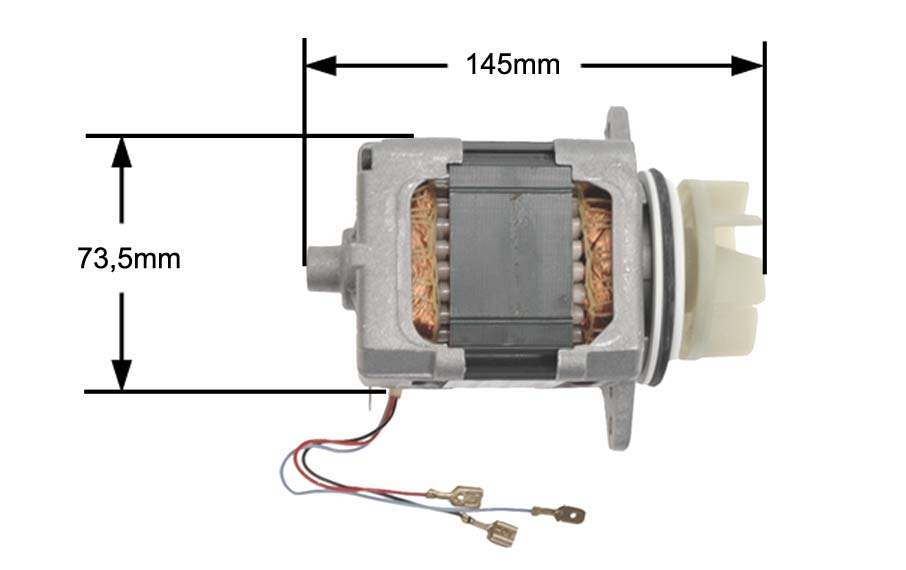 Μοτέρ 220volt με φτερωτή αντλίας πλύσεως πλυντηρίου πιάτων PITSOS / BOSCH ... original