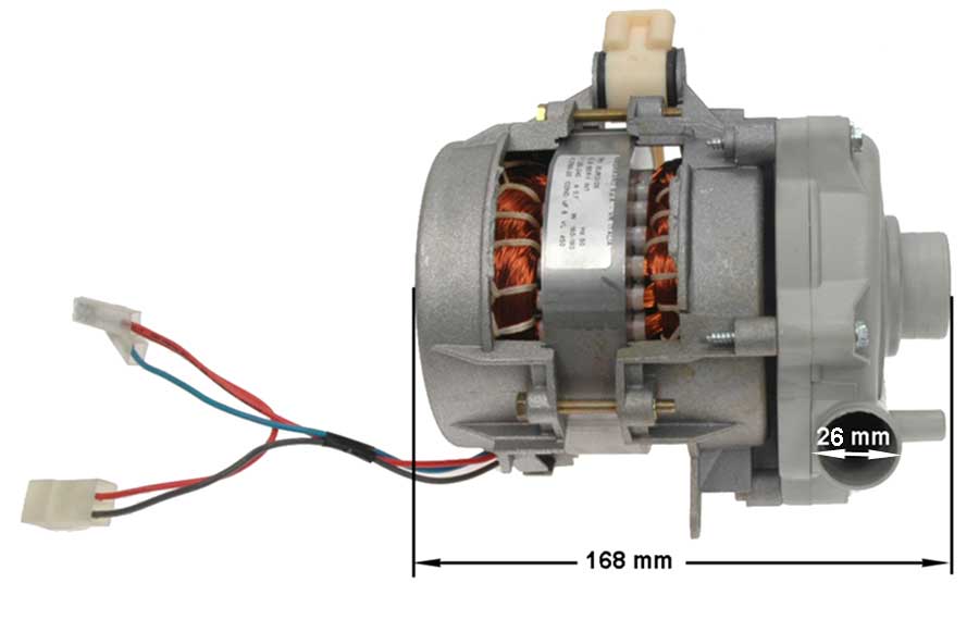 Αντλία 220volt, 160-180watt πλύσεως κεντρική πλυντηρίου πιάτων ARISTON / WHIRLPOOL / SMEG...