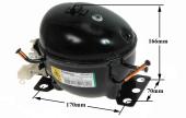 Συμπιεστής ψυγείου ASPERA / EMBRACO EMT40CLP - 220volt 1 / 8HP, R600