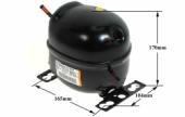 Συμπιεστής ψυγείου, EMBRACO ERUS60HLP 220volt 1 / 6HP, R134 Low, χαμηλών πιέσεων