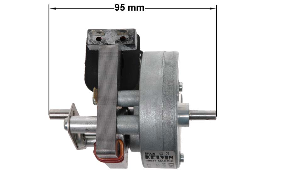 Μοτέρ 220volt, 48RPM - με μειωτήρα στροφών ανάδευσης παγομηχανής ITV