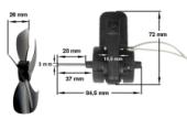 Ανεμιστηράκι 220volt, 1350rpm, στην κατάψυξη ψυγείου WHIRLPOOL / SIEMENS ...