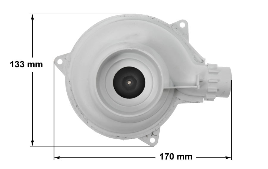 Σαλίγγαρος με φτερωτή αντλίας πλύσεως πλυντηρίου πιάτων PITSOS / SIEMENS / BOSCH