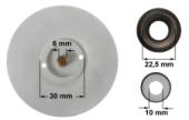 Φτερωτή με τσιμούχα Φ77mm, M8-5mm σετ αντλίας πλύσεως πλυντηρίου πιάτων MIELE