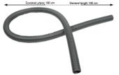 Σωλήνας σπιράλ σκέτος 180cm Φ32mm εσωτερικά, σκούπας ΓΕΝΙΚΗΣ ΧΡΗΣΗΣ