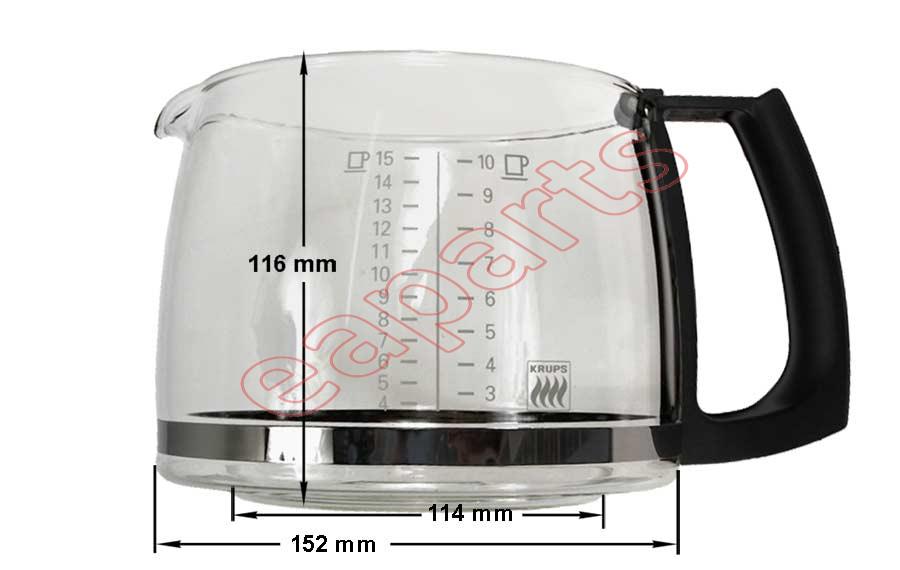 Κανάτα γαλλικού καφέ με καπάκι καφετιέρας KRUPS αντικαταστάθηκε απο