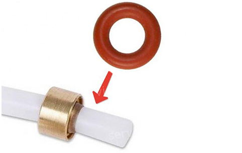 Λαστιχάκι 7,25 x 3,69 x 1,78mm στον σωλήνα νερού καφετιέρας KRUPS  ... original