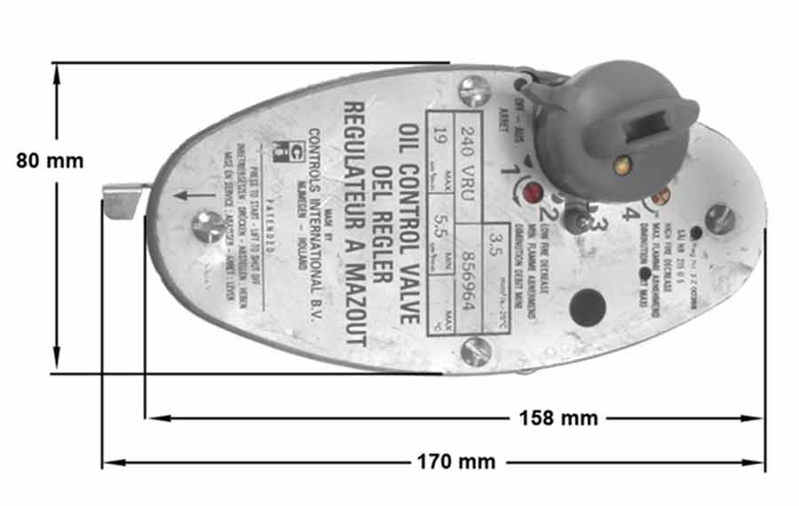Καρμπυρατέρ 5,5 έως 19 cm³ / λεπτό σόμπας πετρελαίου DELONGHI - κανει και το 39935