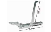 Μεντεσές 1 τεμάχιο πόρτας κουζίνας ARISTON / INDESIT