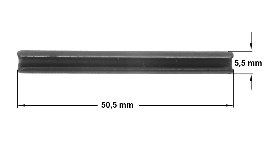 Ασφάλεια πείρος τροχαλίας 5mm X 50mm πλυντηρίου ρούχων ΓΕΝΙΚΗΣ ΧΡΗΣΗΣ