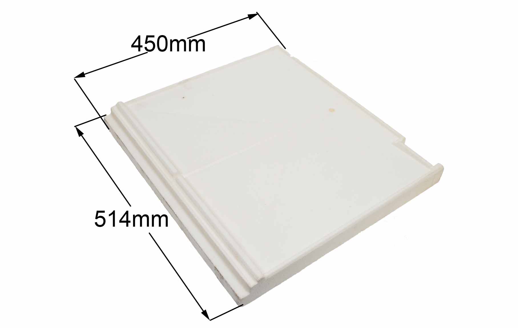 Μονωτικό φελιζόλ 514 x 450 mm - μικρό στην κατάψυξη ψυγείου IZOLA / ESKIMO