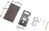 Κλείστρο πόρτας set πλυντηρίου ρούχων ARISTON / INDESIT ... original