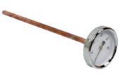 Θερμόμετρο 0-500<sup>o</sup>C - 30cm πούρο για φούρνο με ξύλα