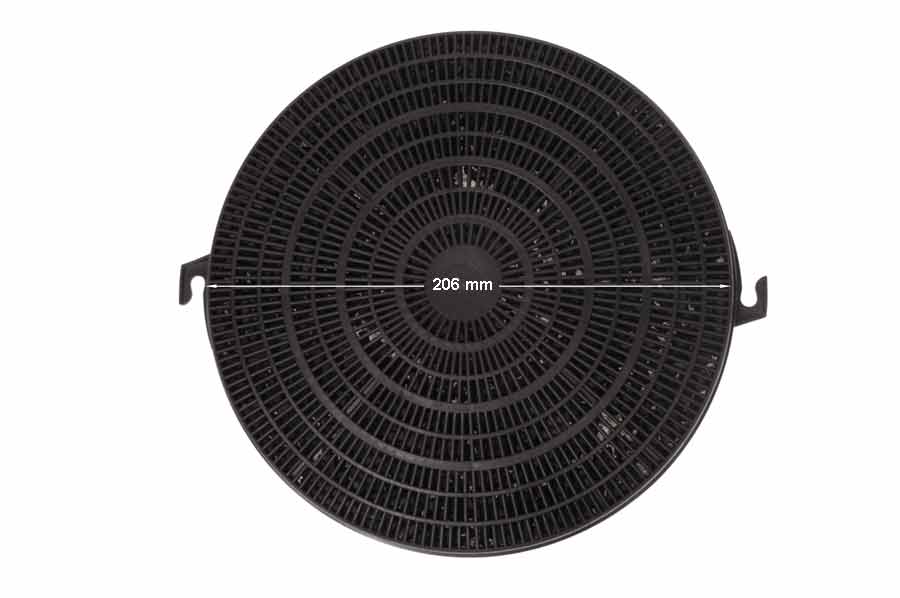 Φίλτρο άνθρακα 21cm απορροφητήρα DAVO / DELONGHI / TEKA / KELVINATOR ....