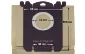 Σακούλα χάρτινη σετ 5 τεμαχίων σκούπας PHILIPS FC...- S.BAG / ELECTROLUX....