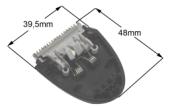 Κεφαλή κοπτικό κουρευτικής μηχανής PHILIPS C241,440,484... original
