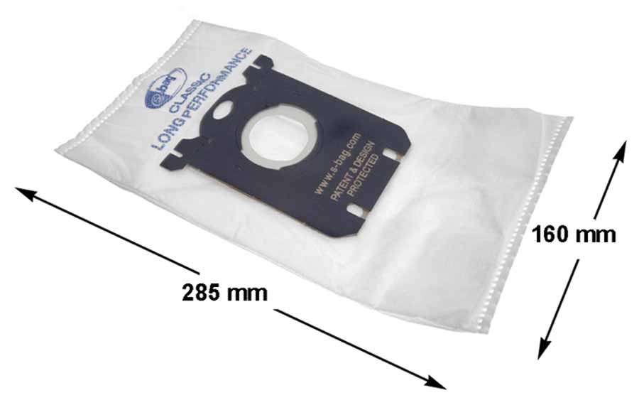 Σακούλα συνθετική S.BAG σετ 4 τεμαχίων σκούπας PHILIPS / ELECTROLUX ... original