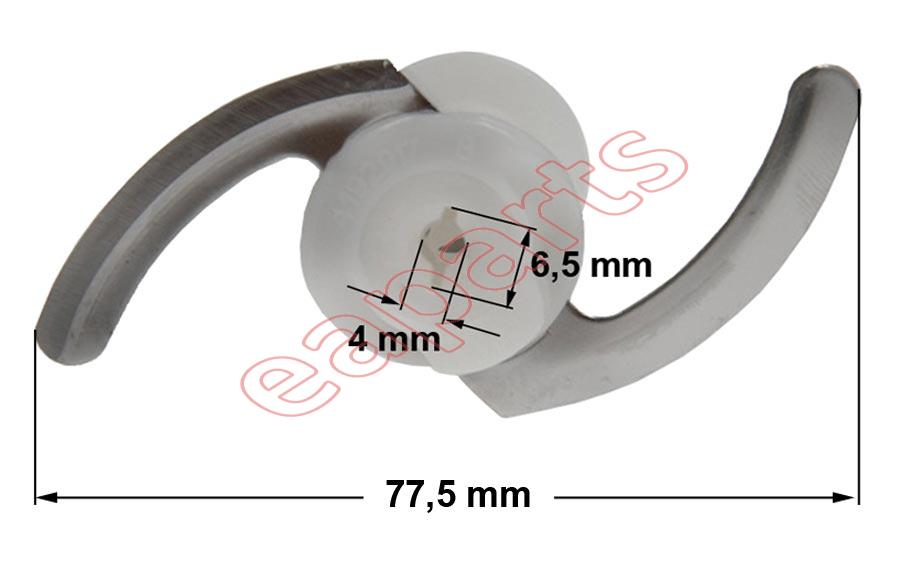Μαχαίρι μίξερ για μικρό μπωλ 350ml BRAUN 4193 HC4000 original