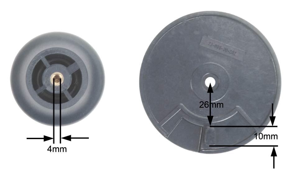 Λαβή με ροζέτα μπλε χρώμα κατσαρόλας FISSLER - αντικατασταθηκε με το 22232