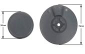 Λαβή με ροζέτα μπλε χρώμα κατσαρόλας FISSLER - αντικατασταθηκε με το 22232