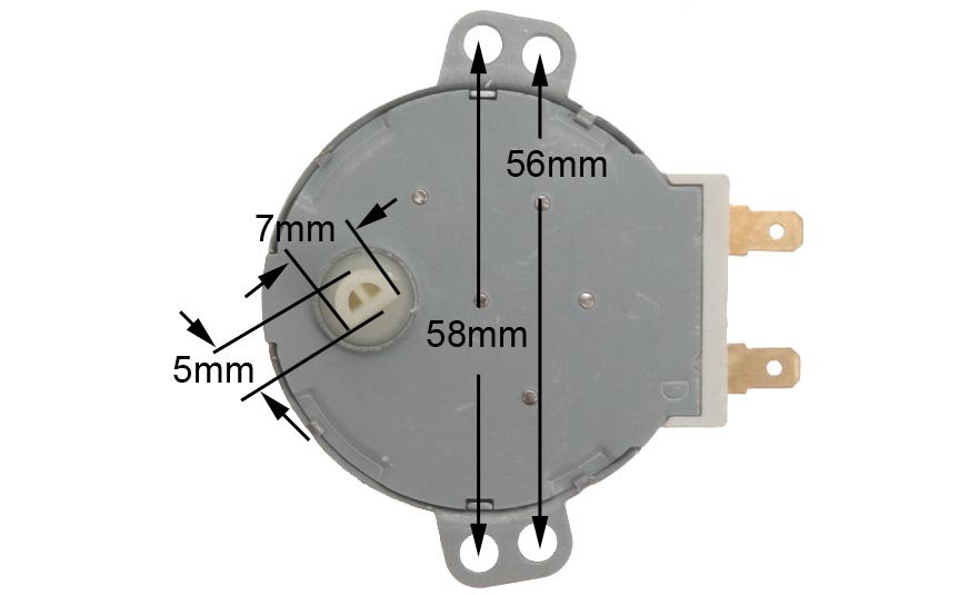 Μοτέρ 220volt δίσκου φούρνου μικροκυμάτων ELECTROLUX - αντικαταστάθηκε με το 34073