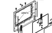 Φλάντζες πλαινές πόρτας φούρνου BOSCH / PITSOS / SIEMENS original