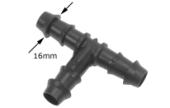 Σύνδεσμος Ταυ, τριπλός 16X16X16mm, σύνδεσης σωλήνων αποχέτευσης κλιματιστικών Φ16 