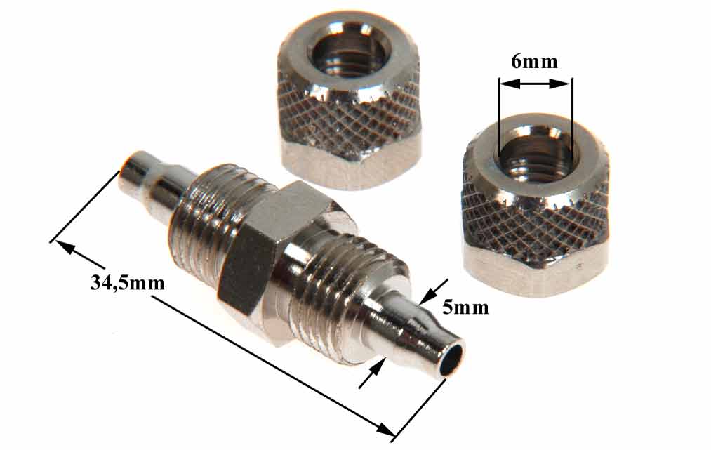 Σύνδεσμος μεταλλικός Φ6,3mm -1 / 4