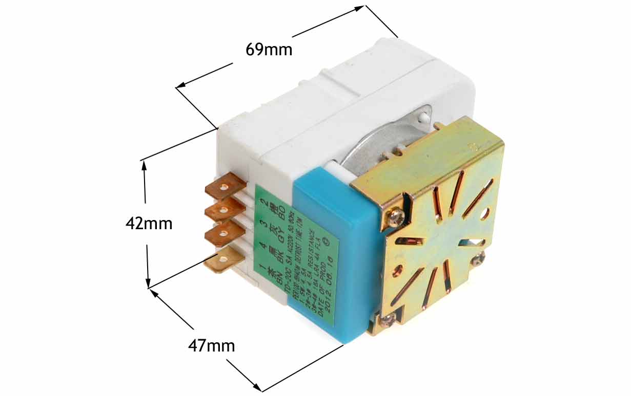 Χρονοδιακόπτης PACIFIK απόψυξης ψυγείου κάθε 6 ώρες - 40 λεπτά 220volt