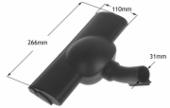 Πέλμα με ρόδες TURBO με περιστρεφόμενη βούρτσα σκούπας Φ32mm AEG...original