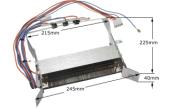 Αντίσταση 2300watt, 220volt με 2 θερμικά στεγνωτηρίου ARISTON / INDESIT ...