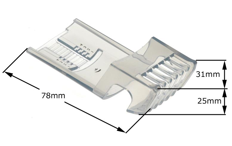 Χτενάκι για το μούσι κουρευτικής μηχανής PHILIPS QG3190 original