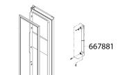 Χειρολαβή πόρτας συντήρησης ψυγείου BOSCH original 