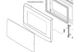Πλαίσιο πόρτας φούρνου μικροκυμάτων SHARP original