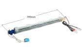 Αντίσταση γυάλινη 220volt, 160watt, 39cm στο στοιχείο ψυγείου COMET / DAEWOO original