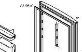 Λάστιχο πόρτας συντήρησης ψυγείου SIEMENS / PITSOS / BOSCH original