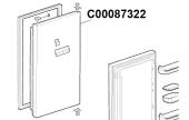 Πόρτα ψυγείου ARISTON / INDESIT original
