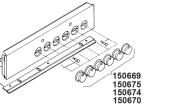 Κουμπί λευκό χρώμα ΟΛΑ κουζίνας PITSOS / SIEMENS / BOSCH original