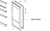 Λάστιχο πόρτας συντήρησης ψυγείου AEG / ELECTROLUX .... original