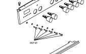 Κουμπί 1 τεμάχιο ρολογιού κουζίνας Bosch / Siemens / Pitsos original