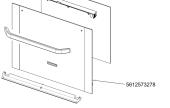 Κρύσταλλο εξωτερικό φούρνου κουζίνας ELECTROLUX original