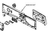 Μετώπη πλυντηρίου ρούχων ZANUSSI original