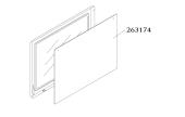 Εξωτερικό κρύσταλλο πόρτας κουζίνας KORTING original
