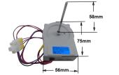 Μοτέρ ανεμιστήρα 13volt, DC, 3,1Watt στον συμπιεστή ψυγείου LG - προσοχή στις διαστάσεις
