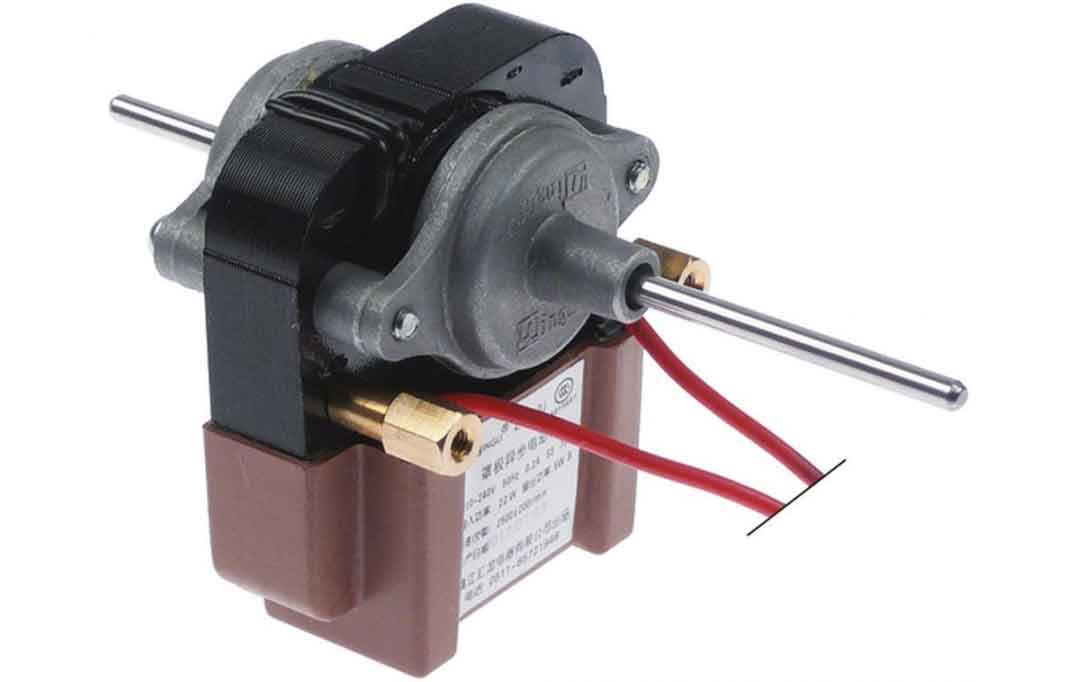 Μοτέρ με διπλό άξονα - διαξονικό - 220volt, 50watt 1400rpm ψυγείου 